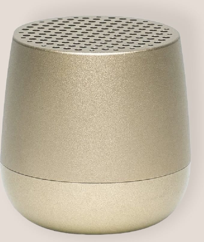 Lexon MINO Mini Bluetooth Speaker Gold