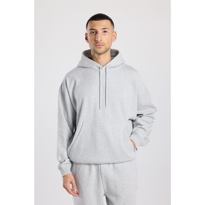 America Today Scott Hood Light Grey Melange Größe: M | Pullover Outlet | Herren | Grau