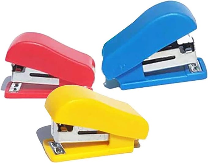 Allecto Plus - Mini-nietmachine set van 3 stuks voor thuis, school en kantoor