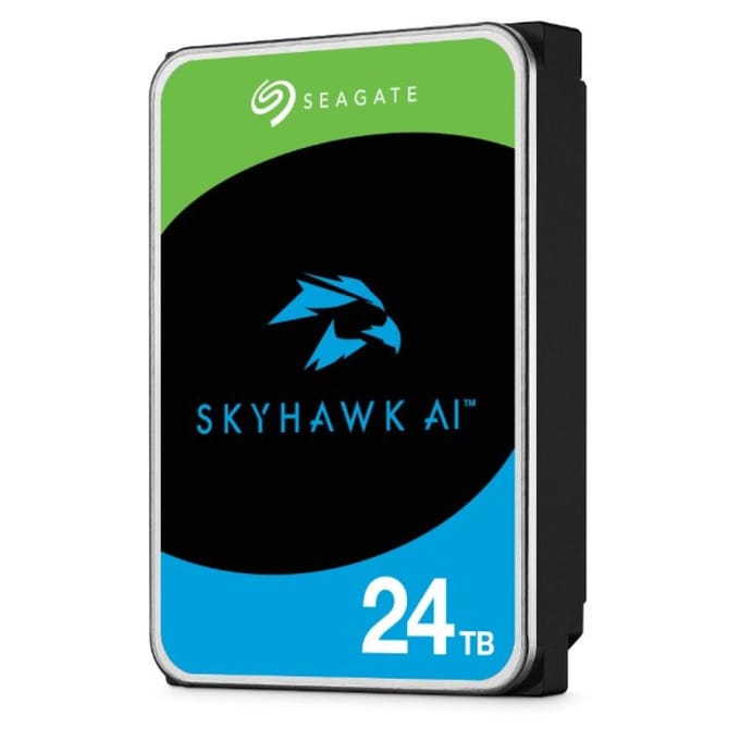 Seagate SkyHawk AI Serie - Interne Harde Schijf - 24TB - NVR Optimalisatie - 550 TB/jaar