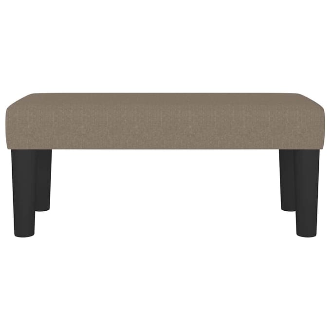 vidaXL - Bankje - 70x30x30 - cm - stof - taupe