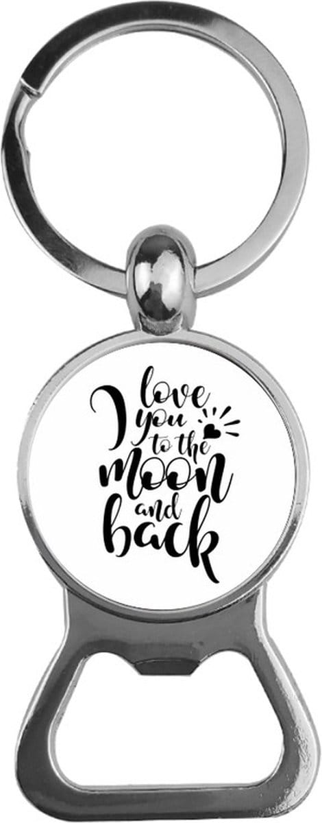 Bieropener Glas - I Love You To The Moon And Back