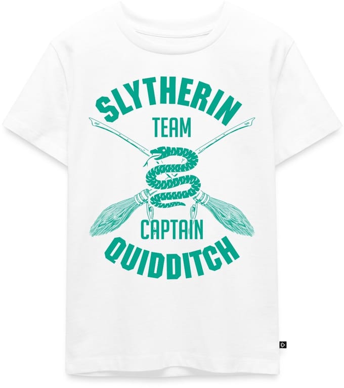 Harry Potter Slytherin Team Captain Quidditch Premium T Shirt Kinderen