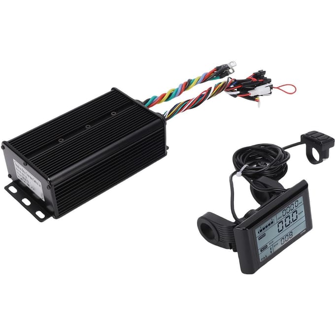 Mountainbike Motor Controller met SW900 Display Meter Zwart 18 Buizen 60A Sinusgolf 3 Modus Controller black