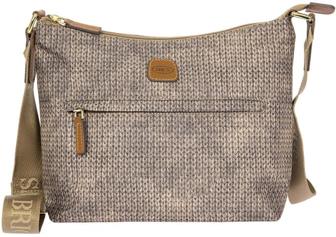 BRIC'S schoudertas X-Bag Shoulderbag Wool Nut bruine