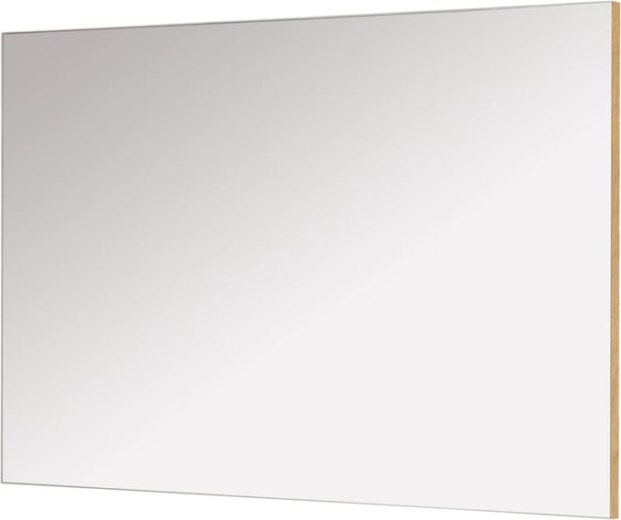 Spiegel Alicante Eiken - Rechthoek - Breedte 87 cm - Hoogte 60 cm - Diepte 3 cm