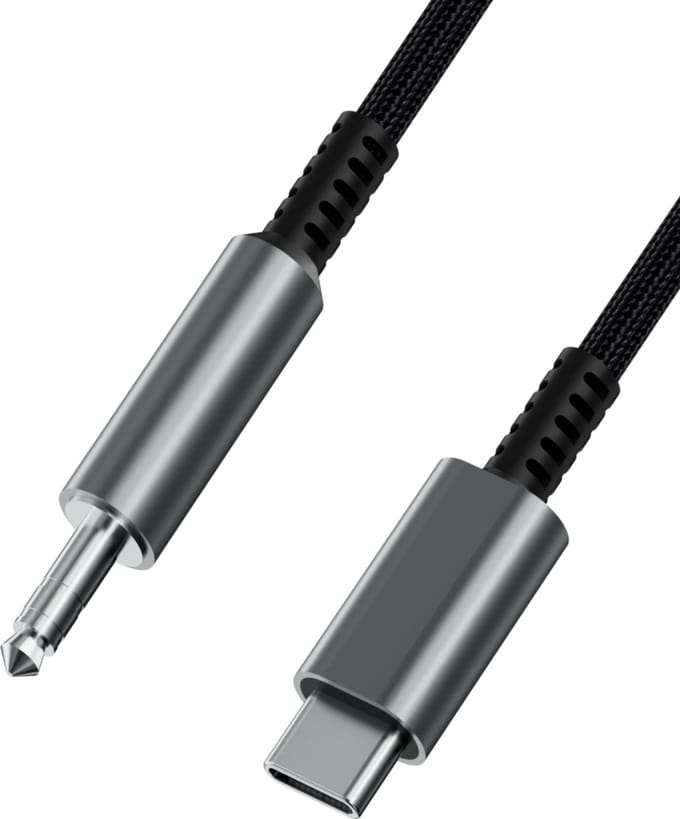 Rolio USB C naar Aux kabel - 1,2 meter - 3.5mm Jack - Premium Kwaliteit