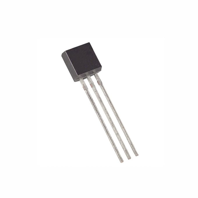 NPN Transistors - Bipolaire Componenten - Elektronische Projecten - TO92 Behuizing - 20 Stuks - Transparant