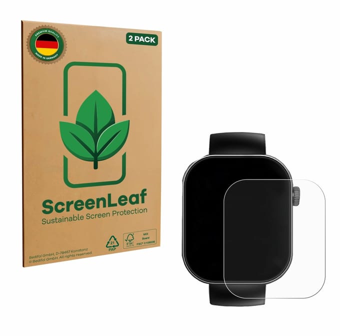 2 Stuks Screenprotector voor Cillso T80 2.01" - Hoogwaardige Beschermfolie transparant