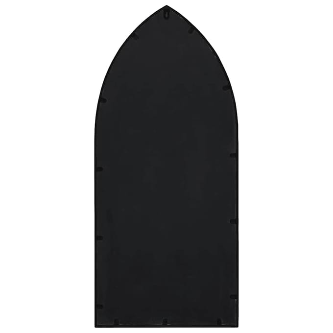 vidaXL - Tuinspiegel - 70x30 - cm - ijzer - zwart