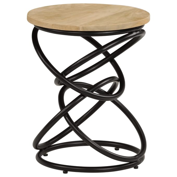 vidaXL - Bijzettafel - 40x50 - cm - massief - mangohout