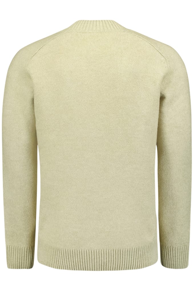 No Excess Pullover Crewneck 2 Coloured Jacquard With Wool Cement Größe: XXL | Pullover Outlet | Herren | Weiß