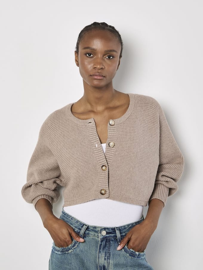 Kort batwing-vest