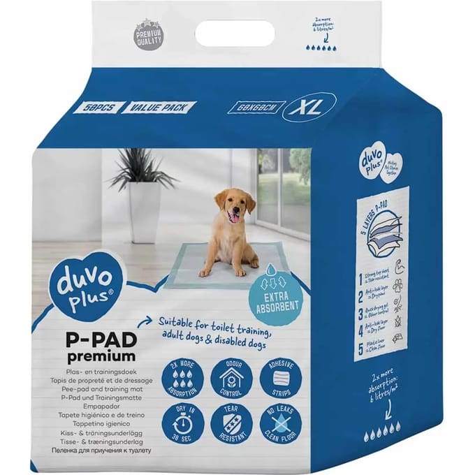 Duvo+ P-Pad premium XL - 60x60cm 50 Stuks