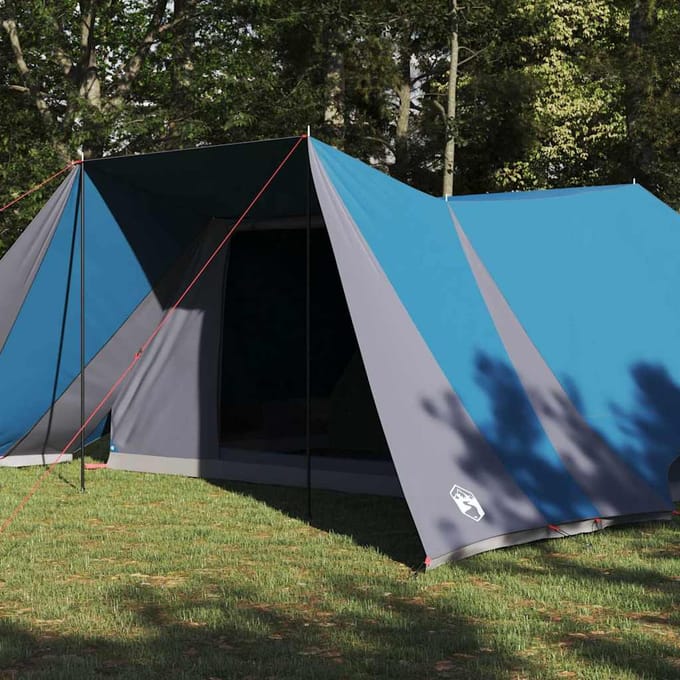 vidaXL - Tipi - Tent - 12-persoons - Blauw - taft