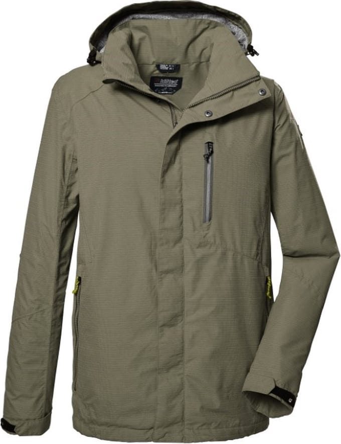 Killtec heren zomerjas - functionele jas - 41364 - groen - Carleb - maat L
