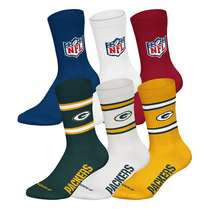 NFL Sokken NFL 6Pack Crew Socks Set van 6