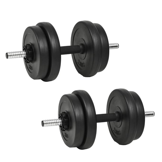 vidaXL - Halterset - 20 - kg - 14-delig