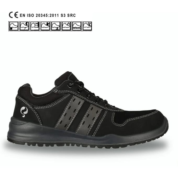 Quick Sport Zwart Laag QS0921 S3 - Zwart - 46