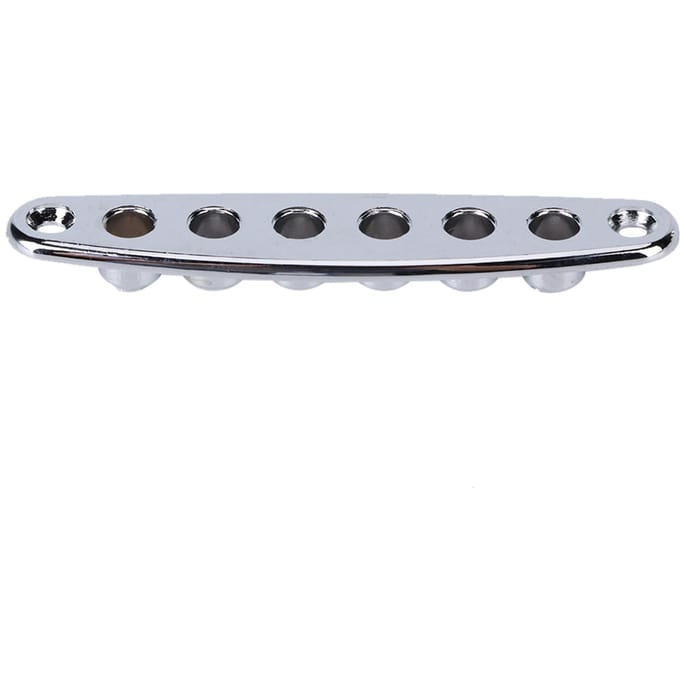 Gitaar String Through Plate Montage Ferrules Zinklegering Elektrische Basgitaar OnderdelenZilver white