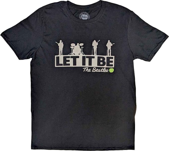 The Beatles - Rooftop Heren T-shirt - M - Zwart