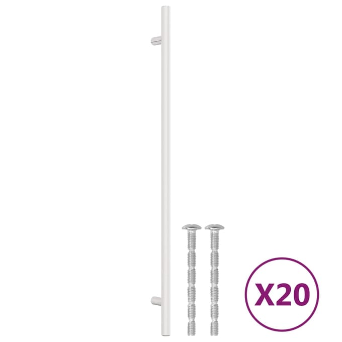 vidaXL - Handvatten - 20 - st - 320 - mm - roestvrij - staal - zilverkleurig