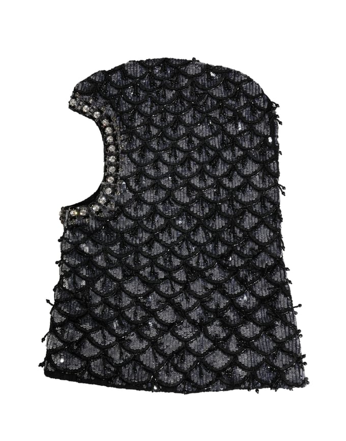 Dolce & Gabbana Versierde Gerokken Balaclava Hoed