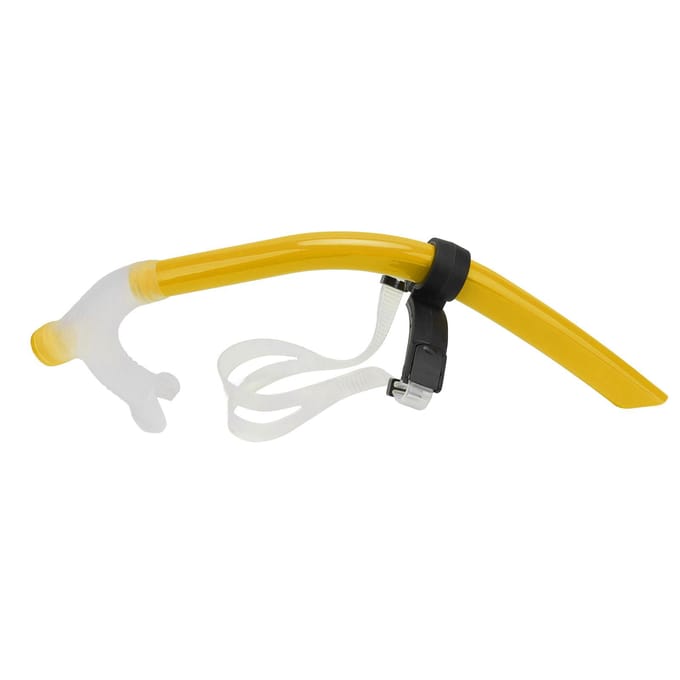 Zwem snorkel met verminderde weerstand, siliconen zwemadembuis met verstelbare hoofdband voor snorkelen en duiken Type 2