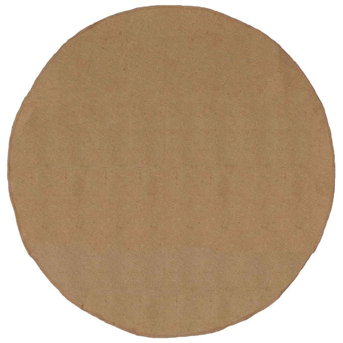 vidaXL - Vloerkleden - Naturel - Ø - 120 - cm - Jute
