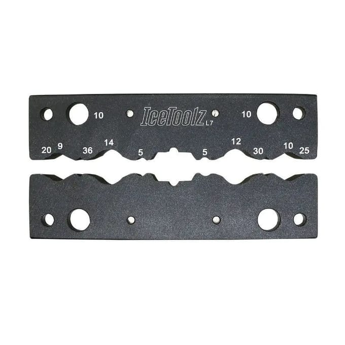 Icetoolz Vise/spanklem 5/9/10/12/14/20/25/30/36 Mm Zwart