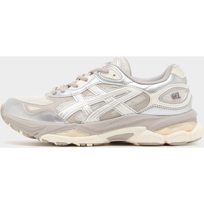 Asics GEL-NYC Sneakers Dames - Zilver - Maat 37.5 - Mesh/Synthetisch