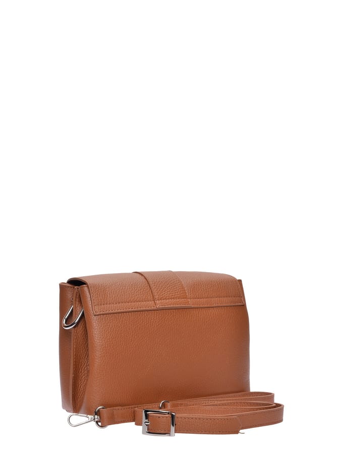 Luisa Vannini Brown Rundleer Tas