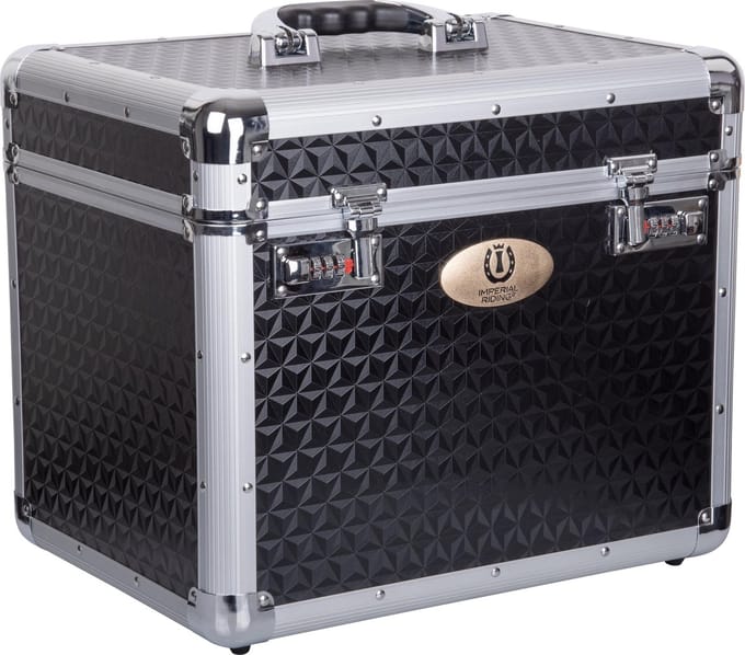 Imperial Riding - Grooming Box Shiny - Black Glitter - 38x28x32 cm