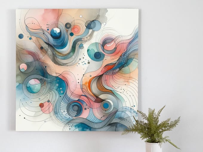 Kunstprint | Wanddecoratie | Dibond | 80 × 80 cm