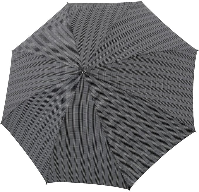 Doppler Manufaktur Diplomat Stok paraplu 91 cm - 107cm Diameter - grau karop