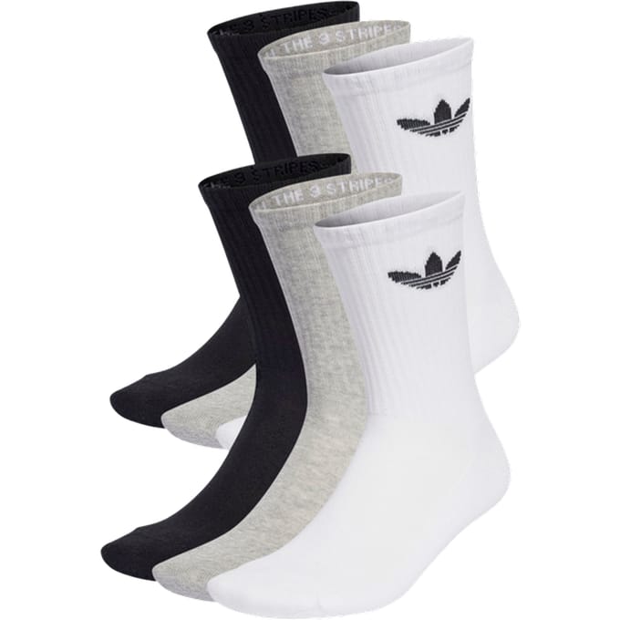 Adidas Trefoil Sokken Unisex - Zwart - Maat 46-48 - Poly (Polyester)
