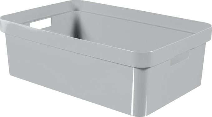 Curver Infinity Box - 30 liter - kunststof - grijs