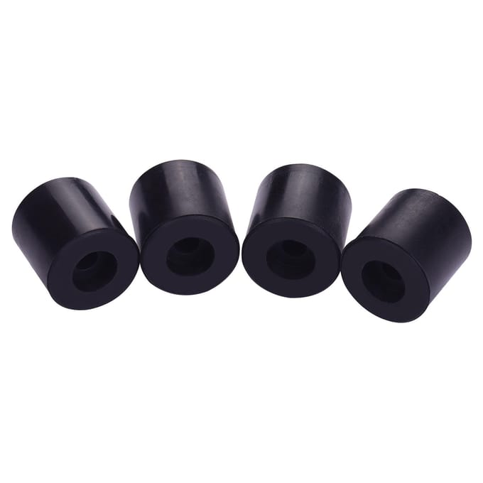 4 stks Siliconen Solid Spacer Hot Bed Nivellering Silica Kolom 18mm Hittebestendig 16mm (4pcs) zwart
