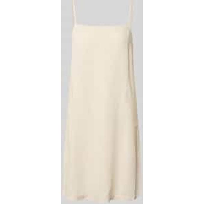 Pieces midi-jurk PCPIA BANDJES LINNENMIX