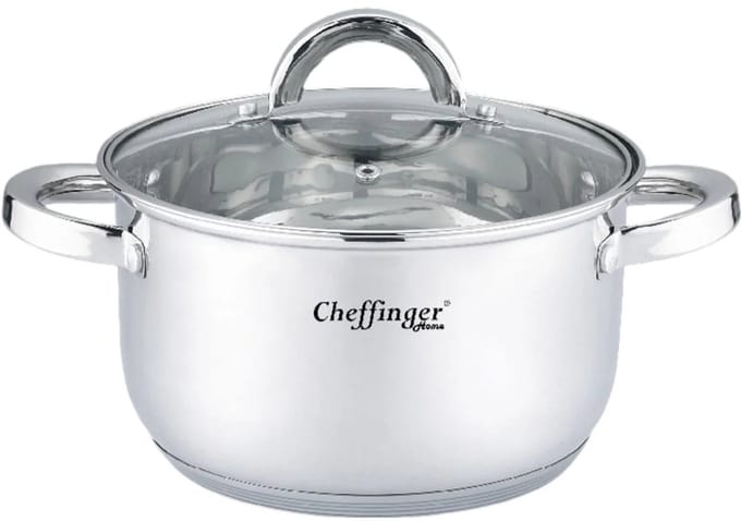 Cheffinger Kookpan met Deksel - 16cm - RVS - Inductie