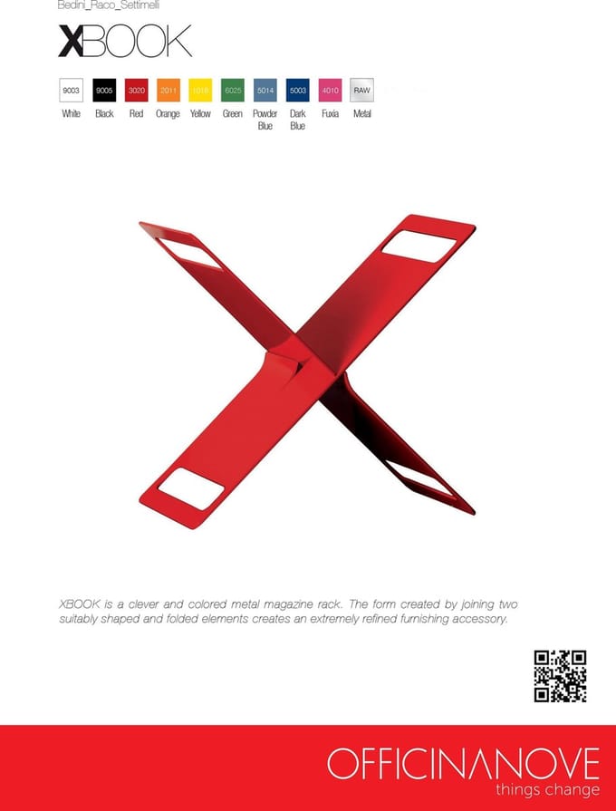 X-Book Tijdschriftentafel RAL