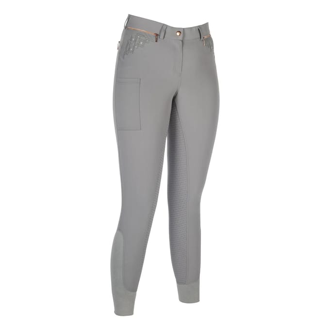 Damesbroek met volledige grip HKM Rosegold Sparkle