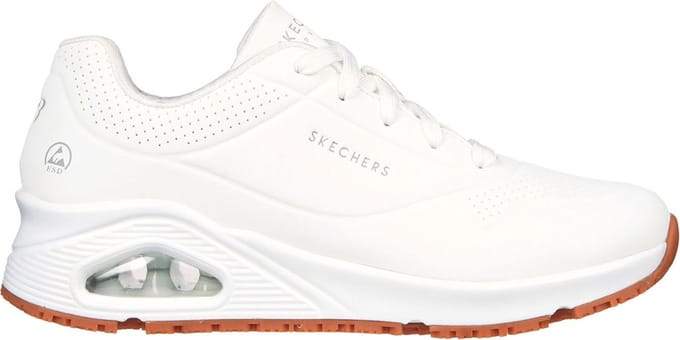 Skechers Work Uno Slipresistant Sneaker - Dames - Wit