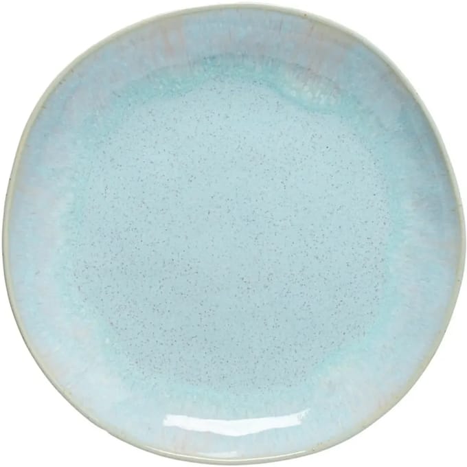 Costa Nova - servies - ontbijtbord - Eivissa zeeblauw - aardewerk - rond 22 cm