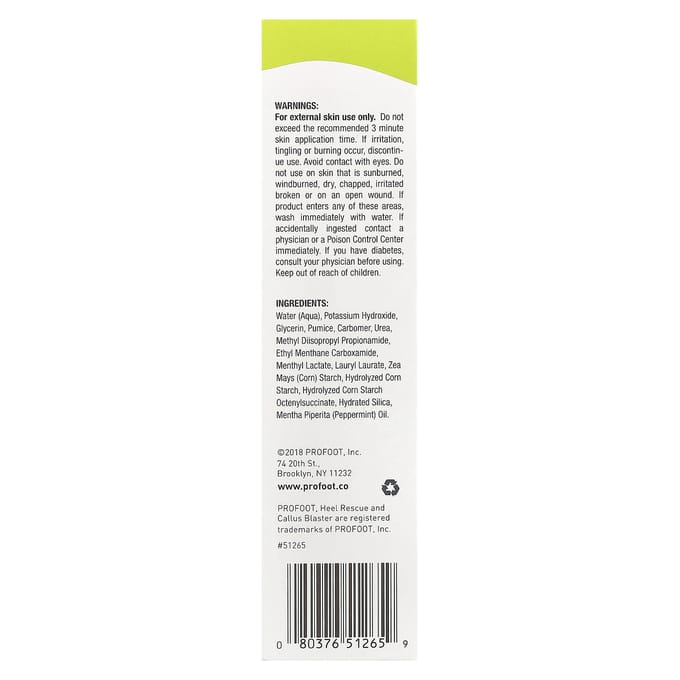 Heel Rescue®, Calus Blaster® Gel Anti-Callosités, 89 ml (3 fl oz) white