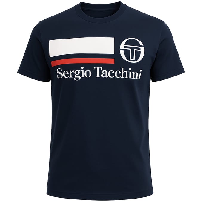 Sergio Tacchini Falcade Heren Donkerblauw T-Shirt