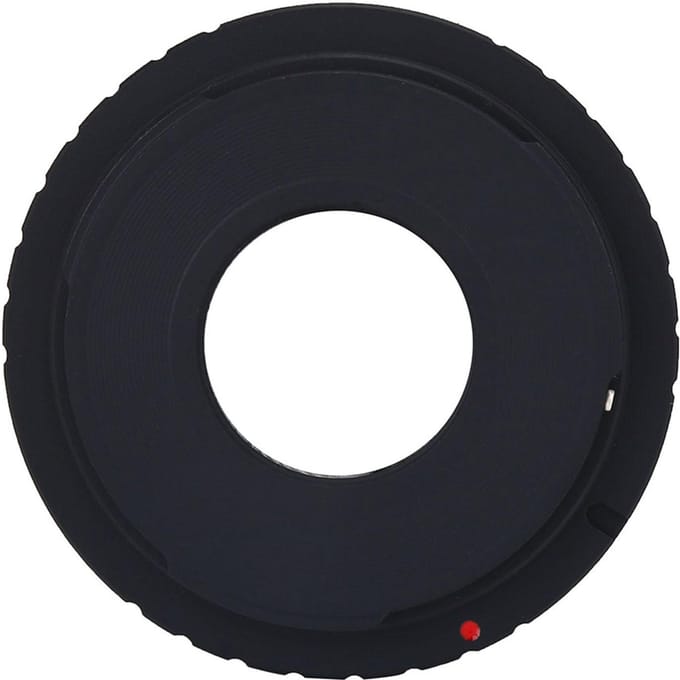 1 stuks C Mount Schroefmontage Lens Adapter Ring voor Canon EOS EF Mount DSLR Camera's black