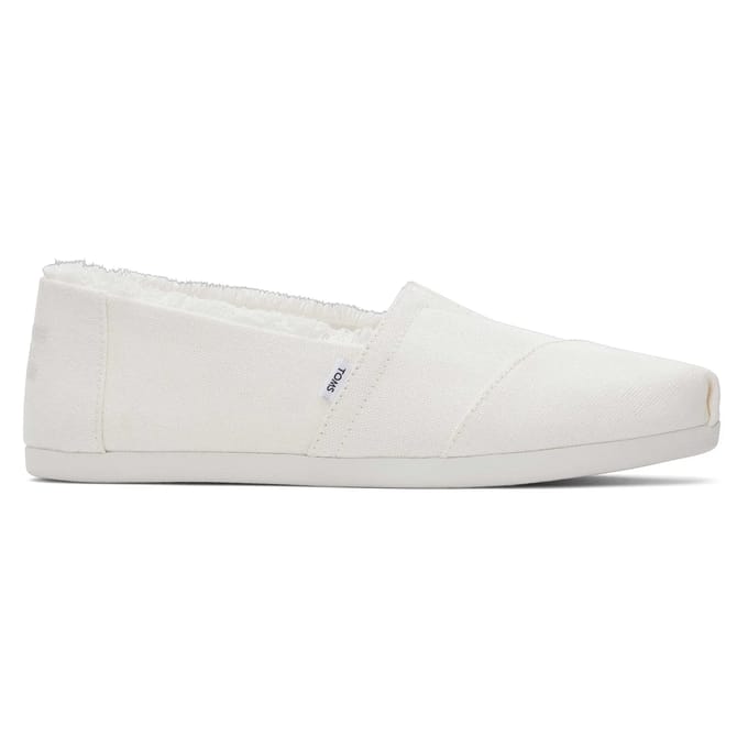 Dames espadrilles van canvas met franjes Toms Alpargata