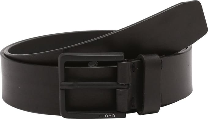 LLOYD Leren Riem Men´s Cow Leather Belt W80 Black Zwart
