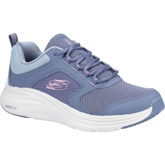 Skechers Vapor Foam Textile Damestrainers Slate/Roze